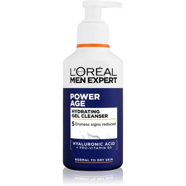 L’Oréal Paris L’Oréal Paris Men Expert Power Age hidratantni gel za čišćenje za muškarce 260 ml