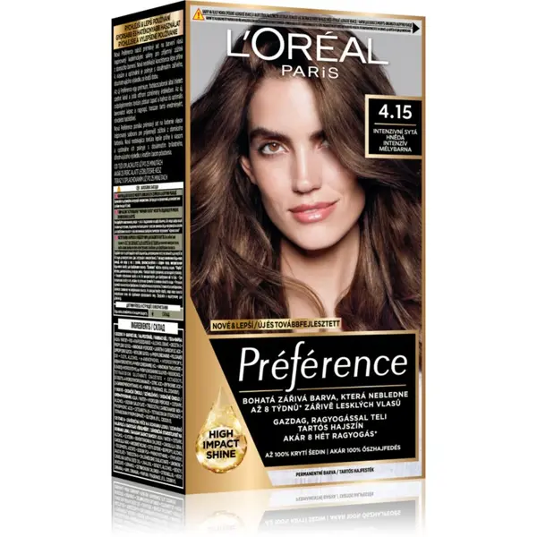 L’Oréal Paris L’Oréal Paris Préférence boja za kosu nijansa 4.15 Intense Deep Brown 1 kom