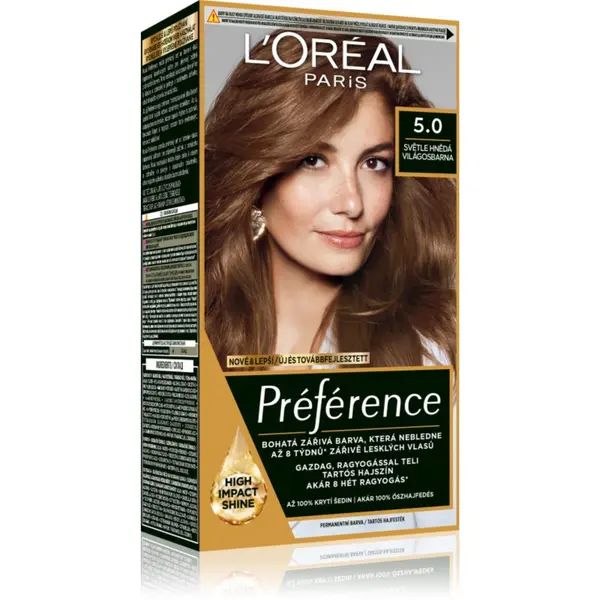 L’Oréal Paris L’Oréal Paris Préférence boja za kosu nijansa 5.0 Light Brown 1 kom