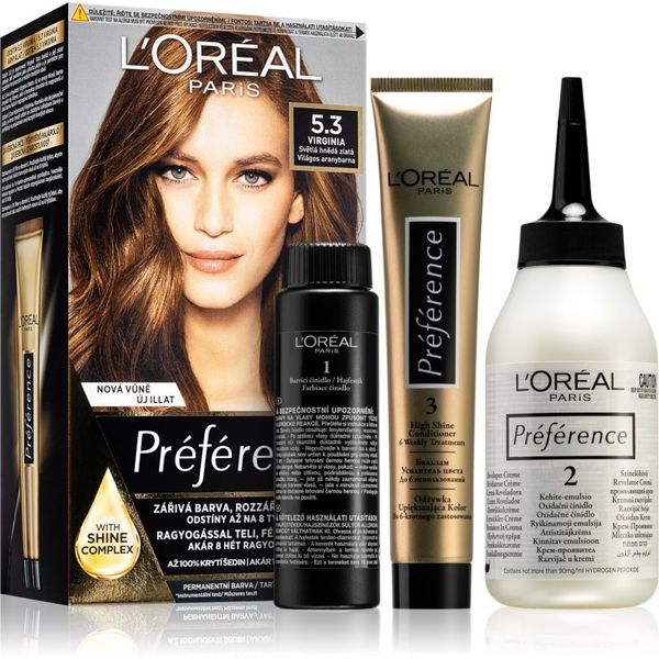 L’Oréal Paris L’Oréal Paris Préférence boja za kosu nijansa 5.3 Virginia