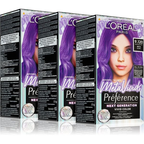 L’Oréal Paris L’Oréal Paris Préférence Meta Vivids polutrajna boja za kosu (ekonomično pakiranje)