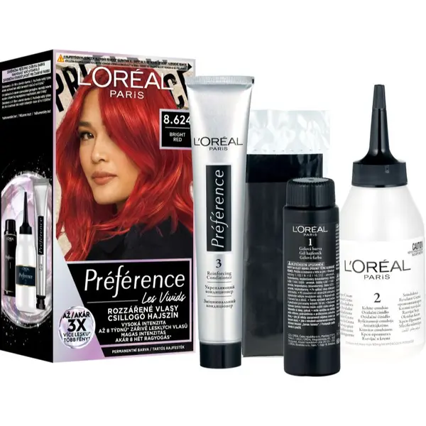 L’Oréal Paris L’Oréal Paris Préférence Vivids boja za kosu nijansa 8.624 bright red 1 kom