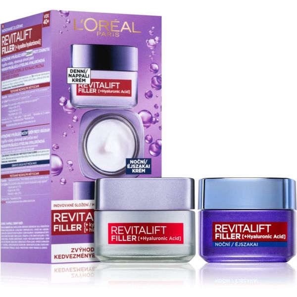 L’Oréal Paris L’Oréal Paris Revitalift Filler dnevna i noćna krema protiv bora (s hijaluronskom kiselinom)