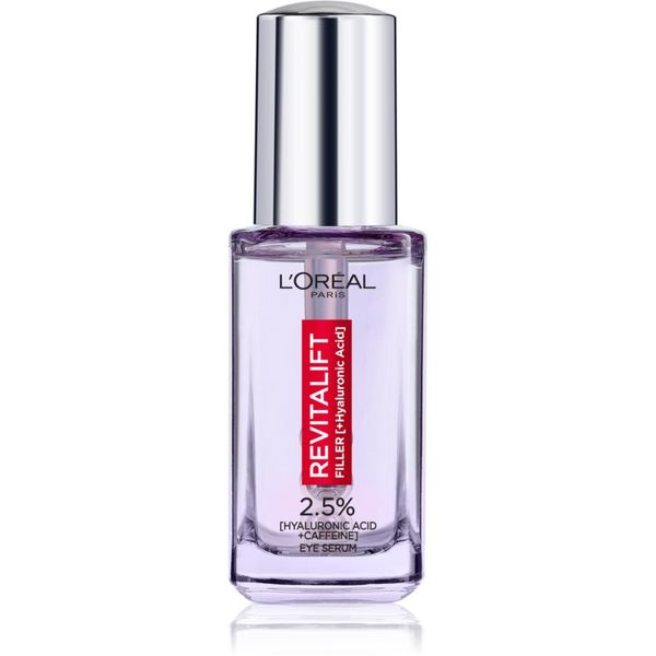 L’Oréal Paris L’Oréal Paris Revitalift Filler posvjetljujući serum za područje oko očiju s hijaluronskom kiselinom 20 ml