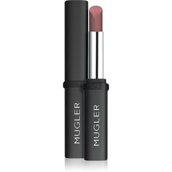 L’Oréal Paris L’Oréal Paris x Mugler ruž za usne - polumatni s hidratantnim učinkom nijansa 01 Nude 1.8 g