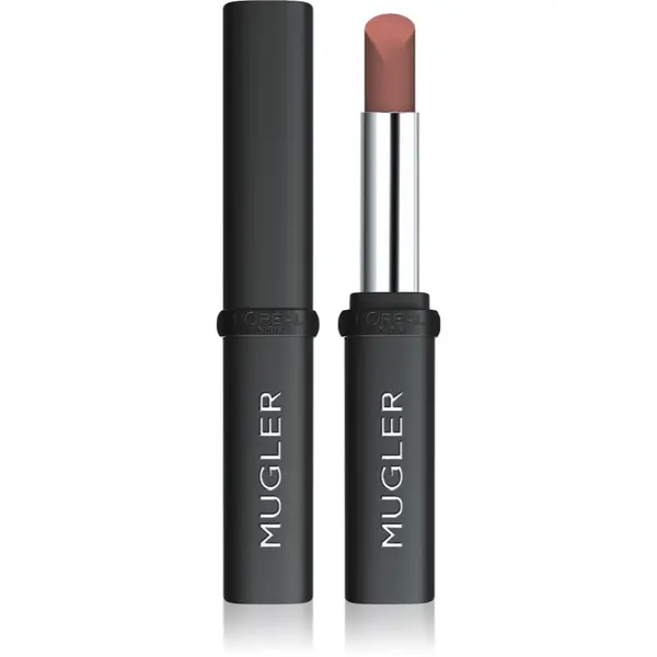 L’Oréal Paris L’Oréal Paris x Mugler ruž za usne - polumatni s hidratantnim učinkom nijansa 02 Nude 1.8 g
