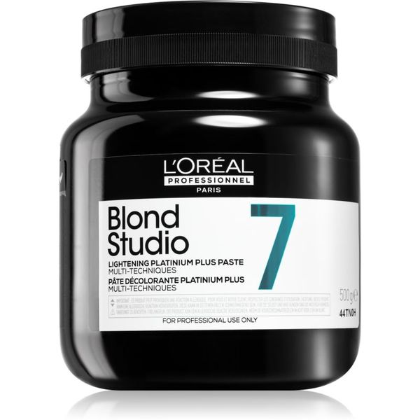 L’Oréal Professionnel L’Oréal Professionnel Blond Studio Platinium Plus posvjetljujuća krema za prirodnu ili bojanu kosu 500 g