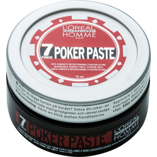 L’Oréal Professionnel L’Oréal Professionnel Homme 7 Poker pasta za modeling ekstra jako učvršćivanje 75 ml