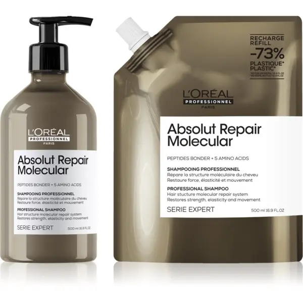 L’Oréal Professionnel L’Oréal Professionnel Serie Expert Absolut Repair Molecular ekonomično pakiranje za oštećenu kosu