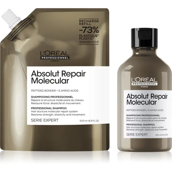 L’Oréal Professionnel L’Oréal Professionnel Serie Expert Absolut Repair Molecular ekonomično pakiranje za oštećenu kosu