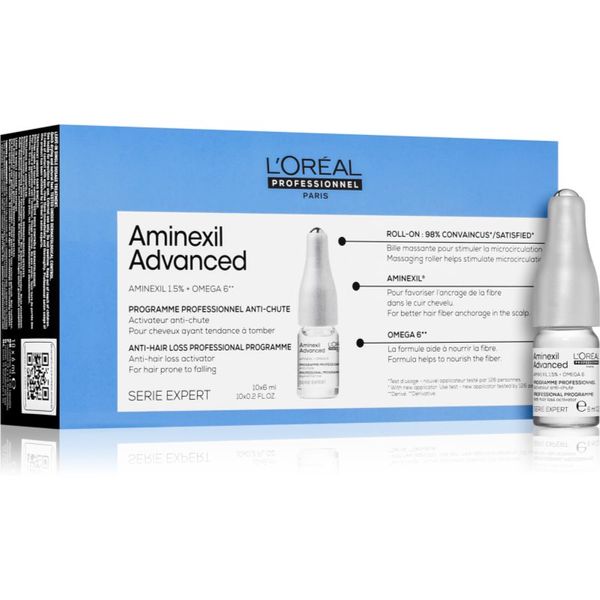 L’Oréal Professionnel L’Oréal Professionnel Serie Expert Aminexil Advanced ampule za rast kose i jačanje korijena 10x6 ml