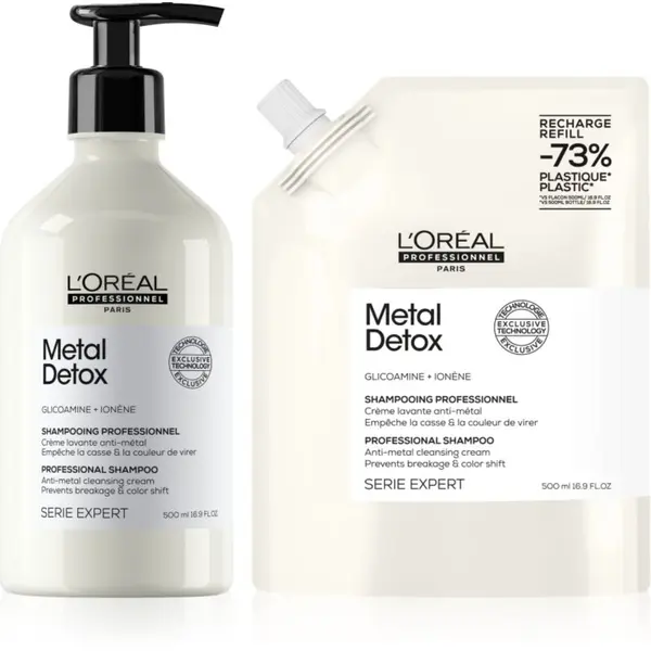 L’Oréal Professionnel L’Oréal Professionnel Serie Expert Metal Detox ekonomično pakiranje za oštećenu kosu