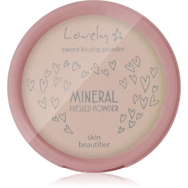 Lovely Lovely Mineral Pressed Powder pečeni matirajući puder 10 g