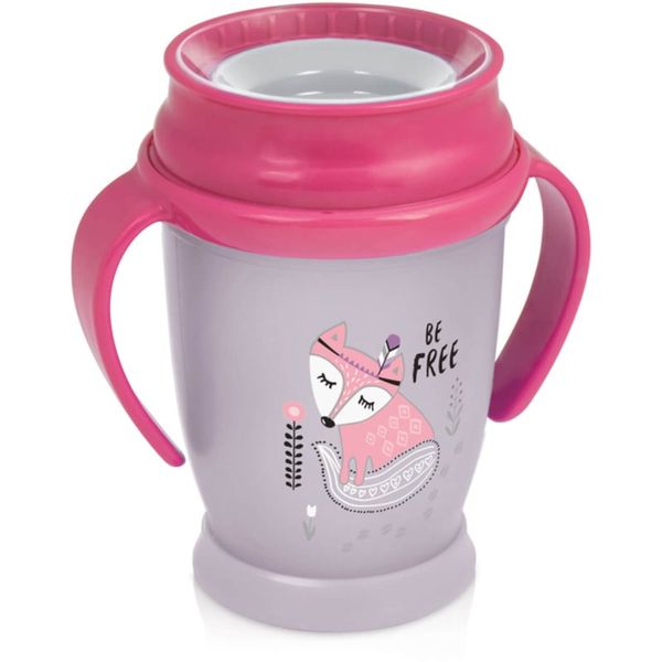 LOVI LOVI Indian Summer Junior 360° šalica s ručkama 9+ m Girl 250 ml