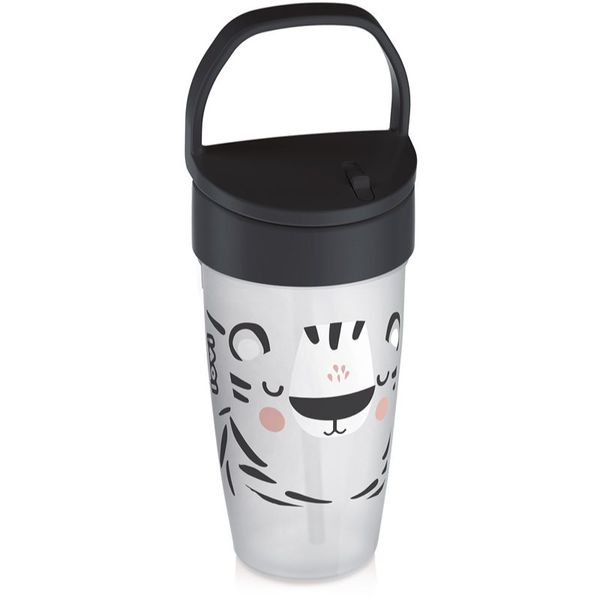 LOVI LOVI Salt & Pepper Active šalica sa slamkom 11+ m 350 ml