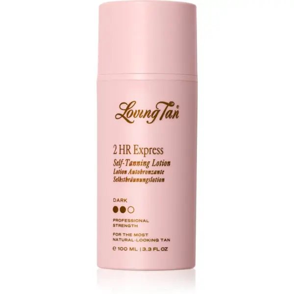 Loving Tan Loving Tan 2 HR Express hidratantno mlijeko za samotamnjenje nijansa Dark 100 ml