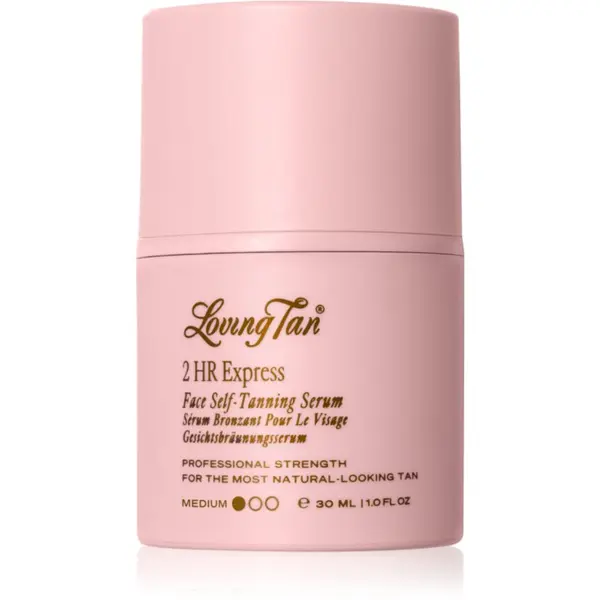 Loving Tan Loving Tan 2 HR Express serum za lice za samotamnjenje nijansa Medium 30 ml