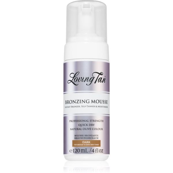 Loving Tan Loving Tan Bronzing Mousse pjena za samotamnjenje nijansa Dark 120 ml