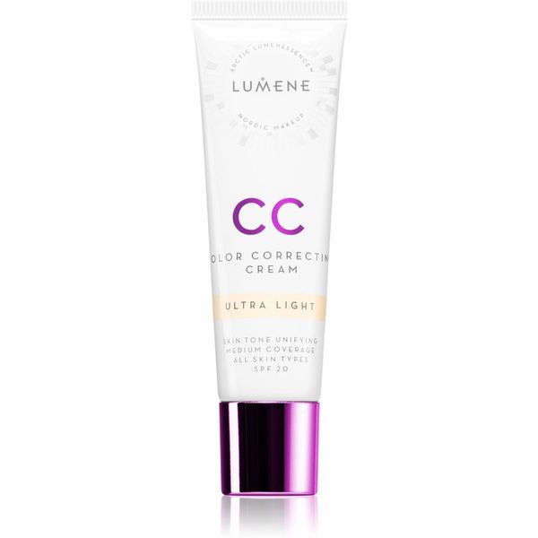 Lumene Lumene Color Correcting CC krema za ujednačavanje tena SPF 20 nijansa Ultra Light 30 ml