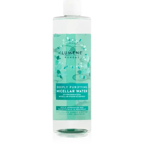 Lumene Lumene Deeply Purifying [PUHDAS] micelarna voda za mješovitu i masnu kožu 400 ml