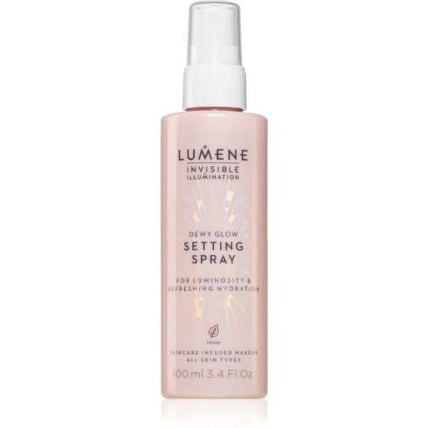 Lumene Lumene Invisible Illumination Dewy Glow posvjetljujući sprej za učvršćivanje 100 ml