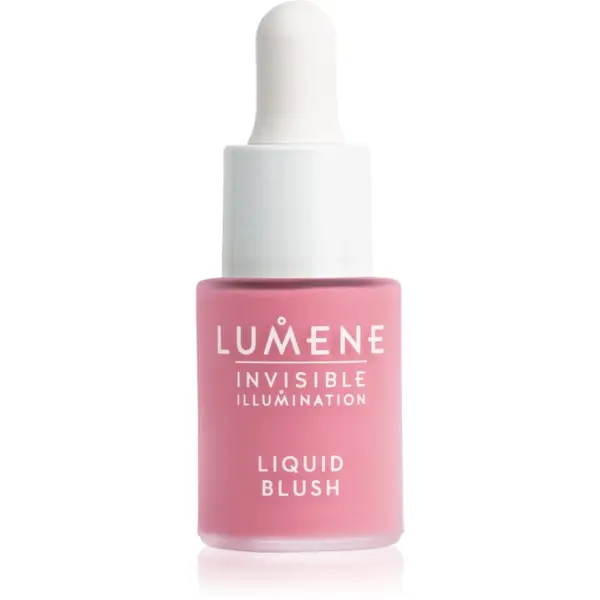 Lumene Lumene Invisible Illumination tekuće rumenilo za sjaj lica nijansa Frosty Petal 15 ml
