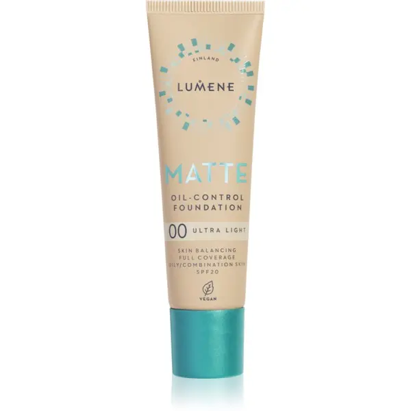 Lumene Lumene Matte Oil-Control matirajući puder SPF 20 nijansa 00 Ultra Light 30 ml