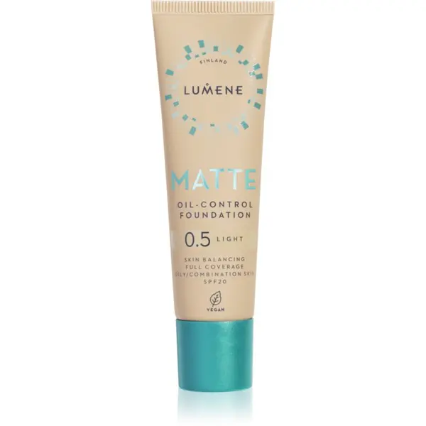 Lumene Lumene Matte Oil-Control matirajući puder SPF 20 nijansa 0,5 Fair Nude / Light 30 ml
