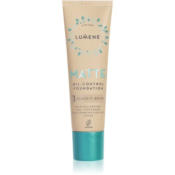 Lumene Lumene Matte Oil-Control matirajući puder SPF 20 nijansa 1 Classic Beige 30 ml