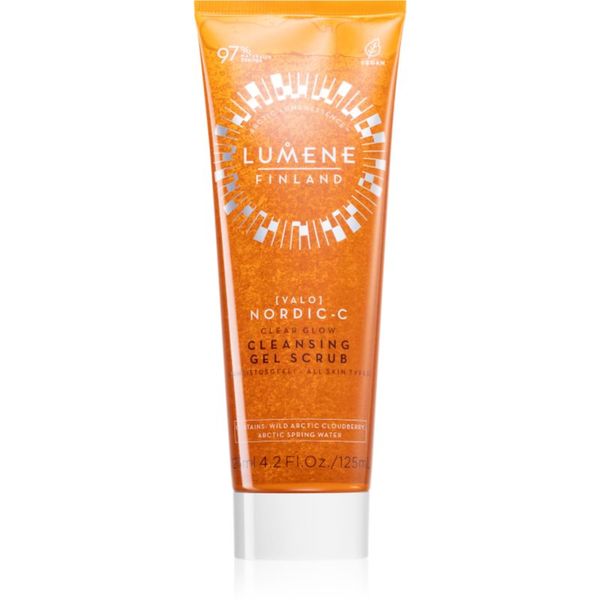 Lumene Lumene VALO Nordic-C gel pilling za sjaj i zaglađivanje kože lica 125 ml