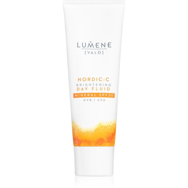 Lumene Lumene VALO Nordic-C mineralni fluid za sunčanje za lice SPF 30 50 ml
