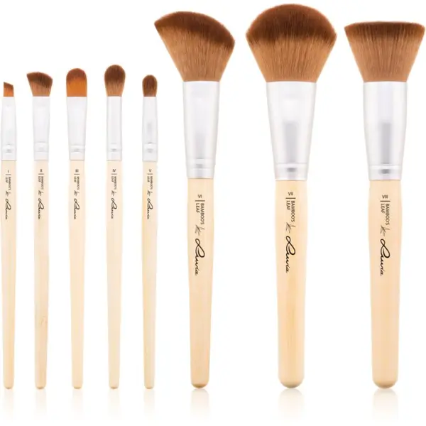 Luvia Cosmetics Luvia Cosmetics Bamboo’s Leaf Brush Set set kistova u torbici
