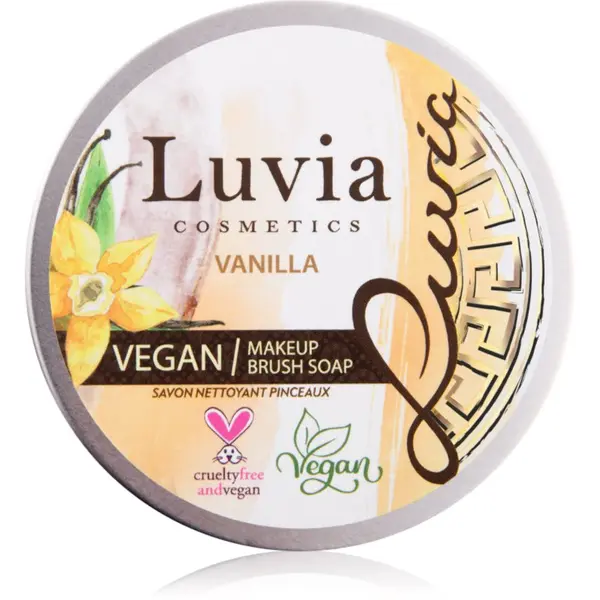 Luvia Cosmetics Luvia Cosmetics Brush Soap sapun za čišćenje za kozmetičke kistove s mirisom Vanilla 100 g