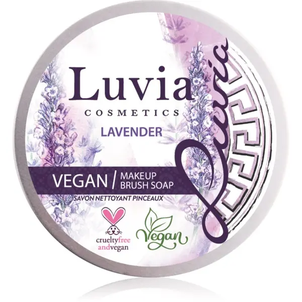 Luvia Cosmetics Luvia Cosmetics Lavender Brush Soap sapun za čišćenje za kozmetičke kistove 100 g