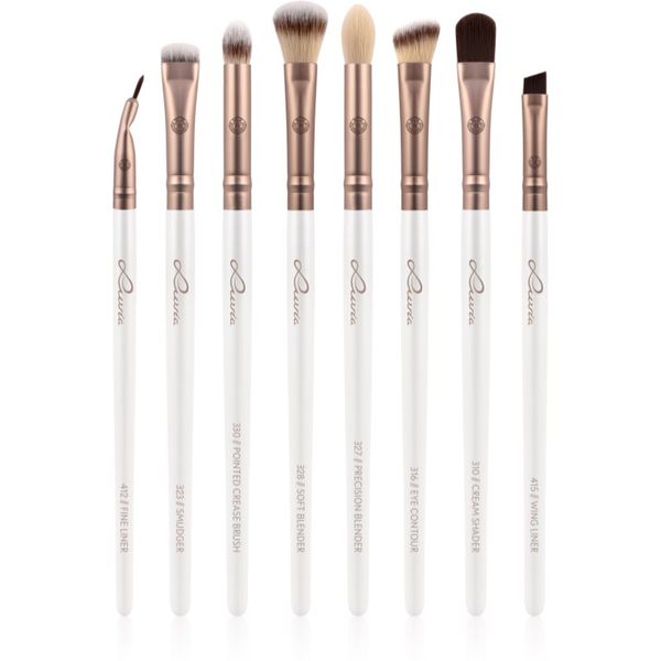 Luvia Cosmetics Luvia Cosmetics Prime Vegan All Eye Want set kistova Pearl White / Metallic Coffee Brown (za oči)
