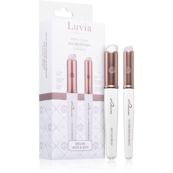 Luvia Cosmetics Luvia Cosmetics Silk Brush Duo Elegance set kistova (za sjenila za oči)