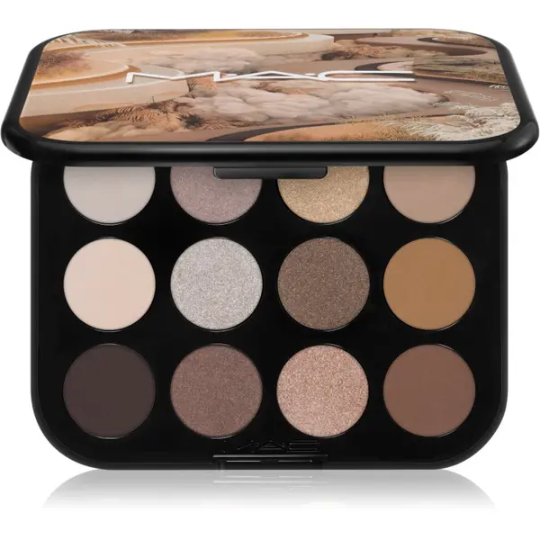 MAC Cosmetics MAC Cosmetics Connect In Colour Eye Shadow Palette 12 shades paleta sjenila za oči nijansa Unfiltered Nudes 12,2 g