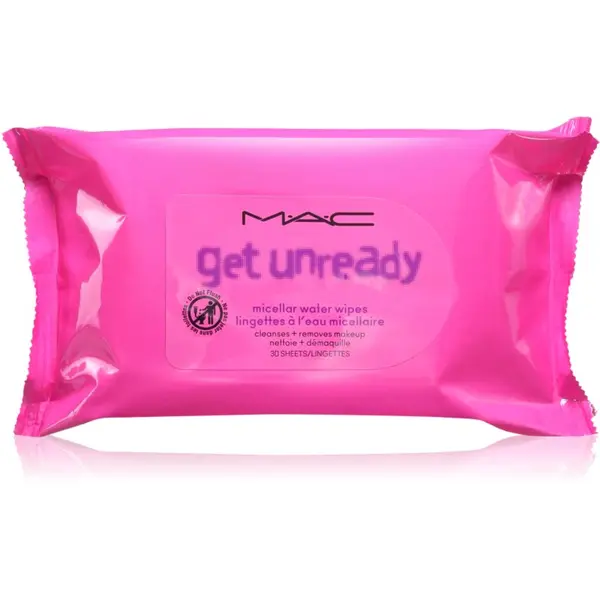 MAC Cosmetics MAC Cosmetics Get Unready Micellar Water Wipes micelarne maramice za uklanjanje šminke 30 kom