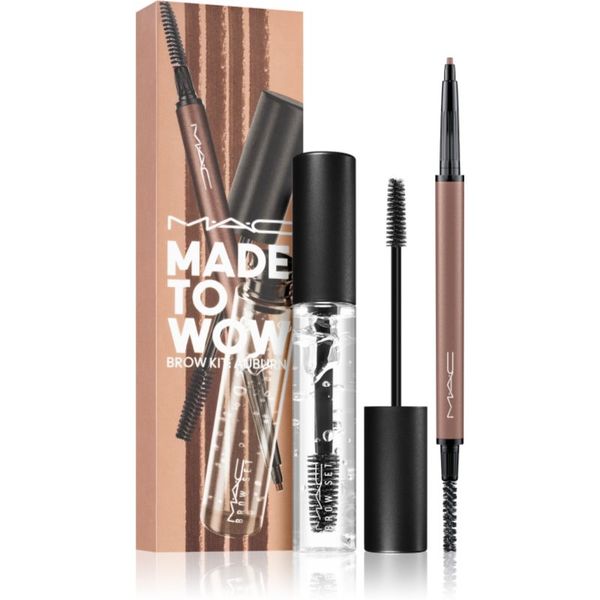 MAC Cosmetics MAC Cosmetics Made To Wow Brow Kit poklon set Auburn(za obrve) nijansa