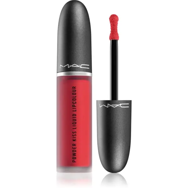 MAC Cosmetics MAC Cosmetics Powder Kiss Liquid Lipcolour mat tekući ruž za usne nijansa Ruby Boo 5 ml
