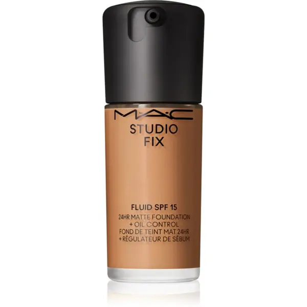 MAC Cosmetics MAC Cosmetics Studio Fix Fluid SPF 15 24HR Matte Foundation + Oil Control matirajući puder SPF 15 nijansa NC45.5 30 ml