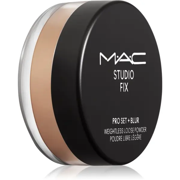 MAC Cosmetics MAC Cosmetics Studio Fix Pro Set + Blur Weightless Loose Powder matirajući puder za učvršćivanje nijansa Dark 6,5 g
