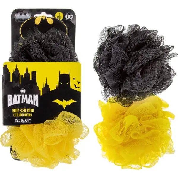 Mad Beauty Mad Beauty Batman masažna spužvica za kupanje duo