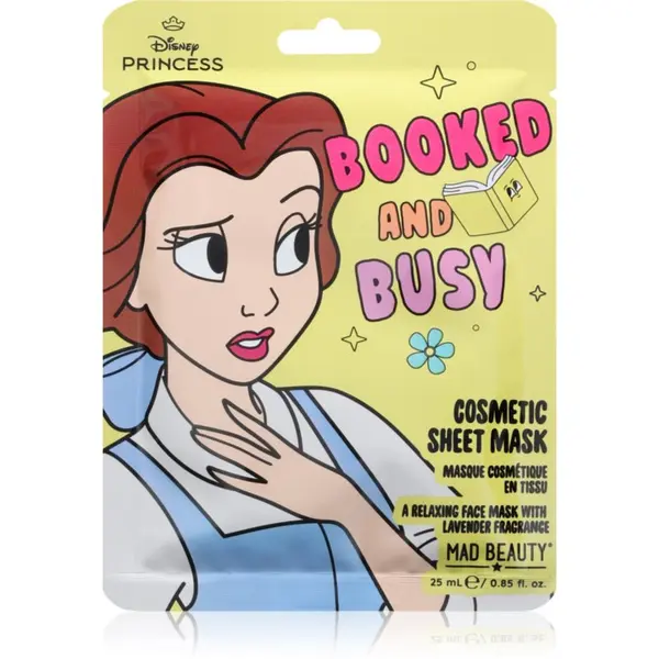 Mad Beauty Mad Beauty Disney Princess Belle hidratantna sheet maska 25 ml