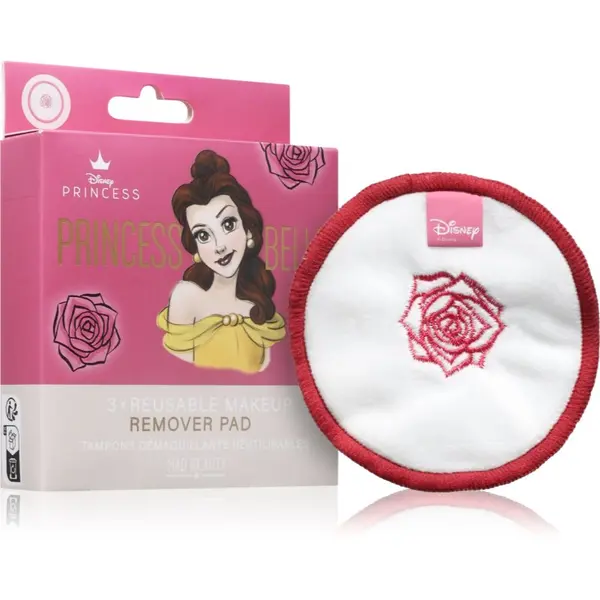 Mad Beauty Mad Beauty Disney Princess Belle perive blazinice za uklanjanje šminke 3 kom
