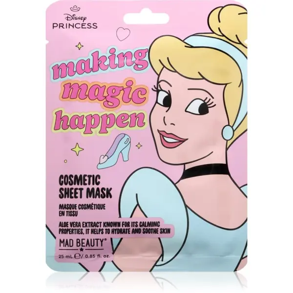Mad Beauty Mad Beauty Disney Princess Cinderella hidratantna sheet maska 25 ml