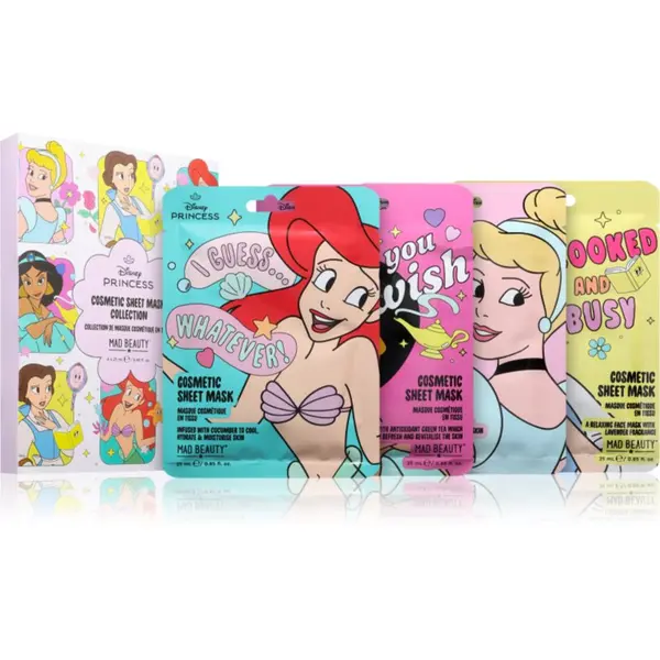 Mad Beauty Mad Beauty Disney Princess Express Yourself set sheet maski s hidratantnim učinkom