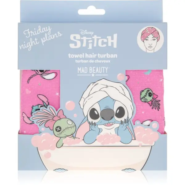 Mad Beauty Mad Beauty Disney Stitch turban za kosu 1 kom