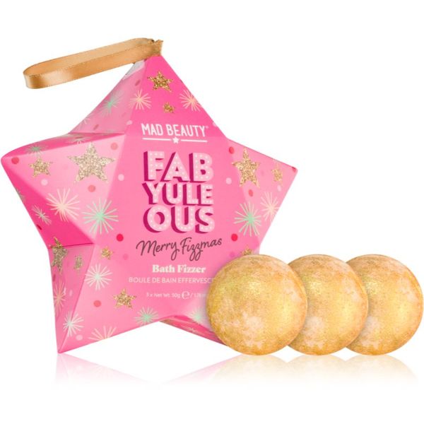 Mad Beauty Mad Beauty FabYuleOus šumeća kugla za kupku 3x50 g