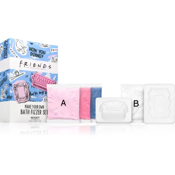 Mad Beauty Mad Beauty Friends set za izradu šumećih bombi za kupanje parfemi Coconut & Pomegranate & Raspberry